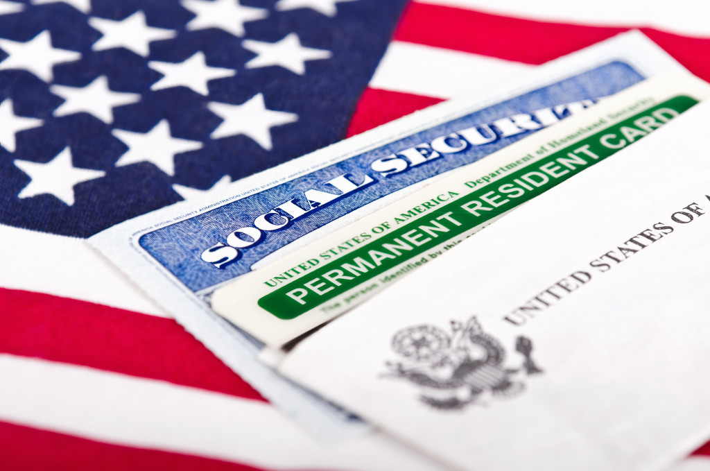 green card of USA permanent residency
